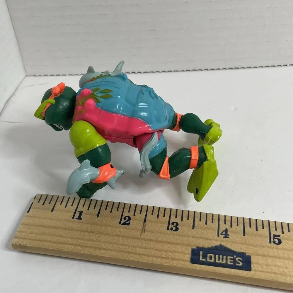 Vintage 1990 TMNT Teenage Mutant Ninja Turtles MIKE the SEWER SURFER Figure Only